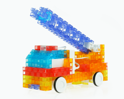 <span><ruby>消防車<rt>しょうぼうしゃ</rt></ruby></span>